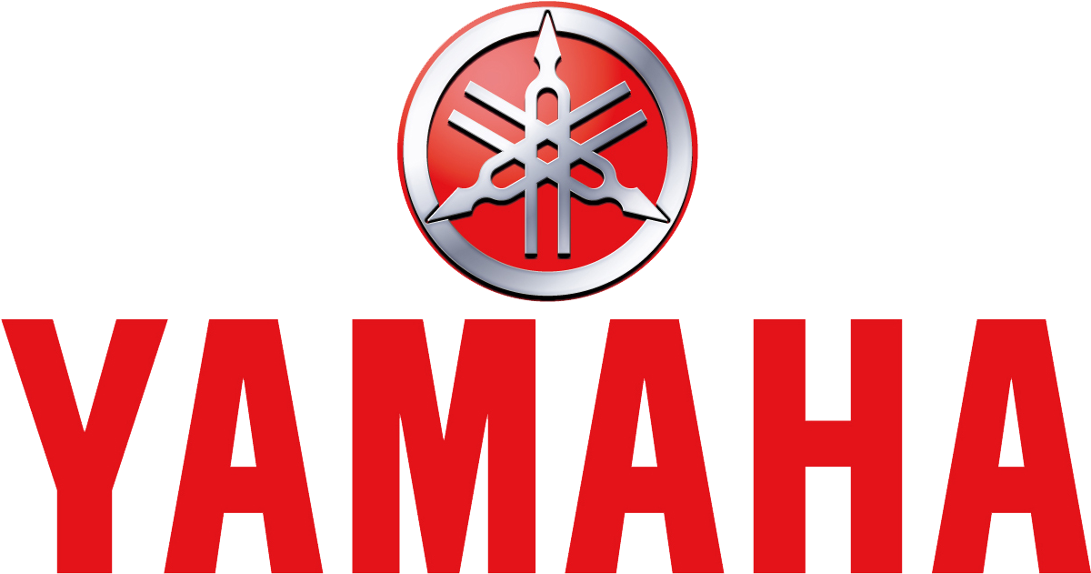 Yamaha Logo Redand White PNG image