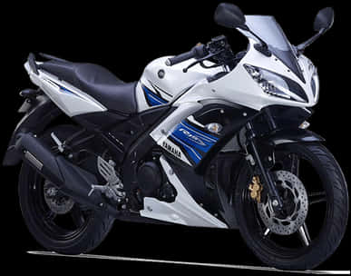 Yamaha R15 Sportbike Profile PNG image