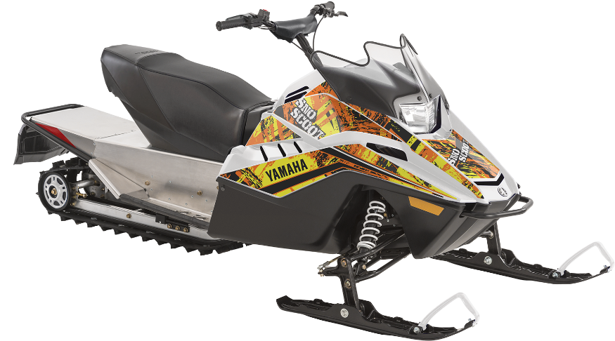 Yamaha Snowmobile Action Graphic Wrap PNG image