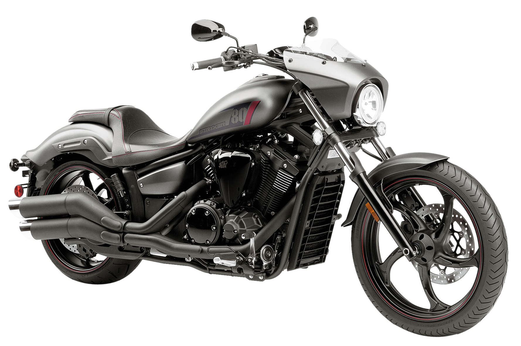 Yamaha Stryker Cruiser Motorcycle PNG image