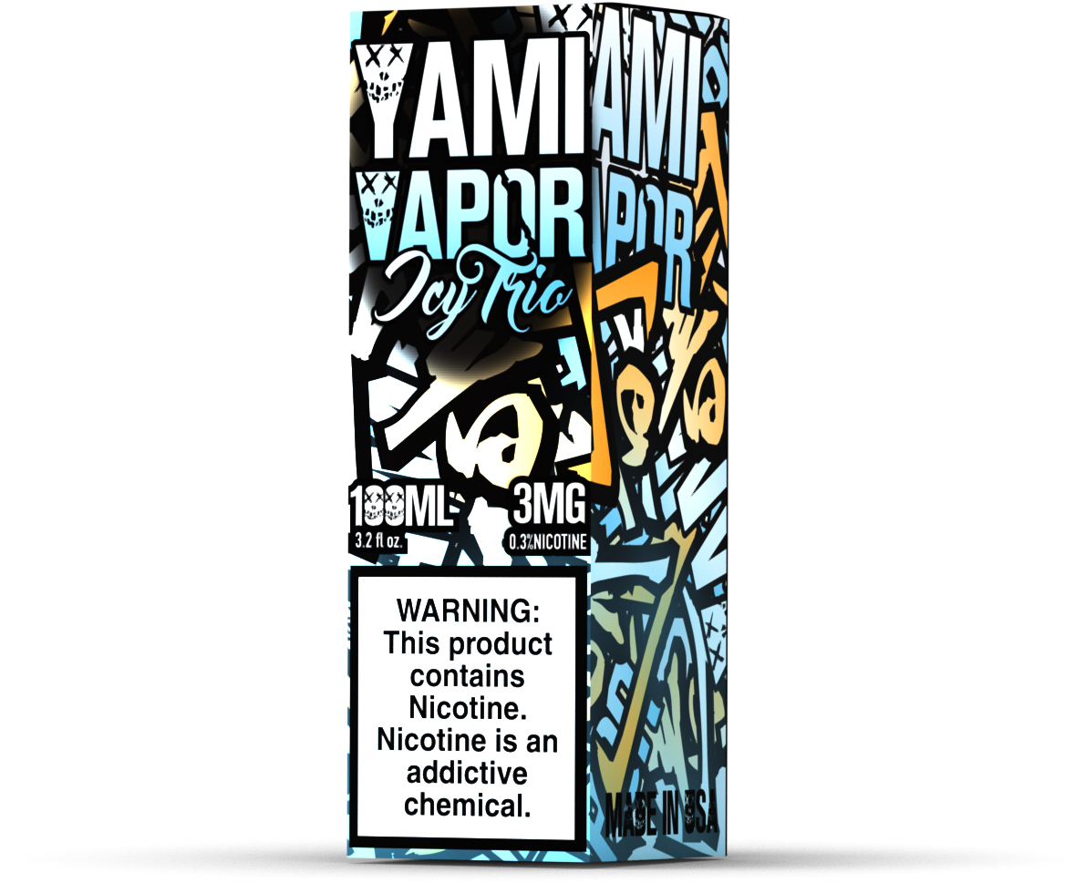 Yami Vapor E Liquid Packaging PNG image