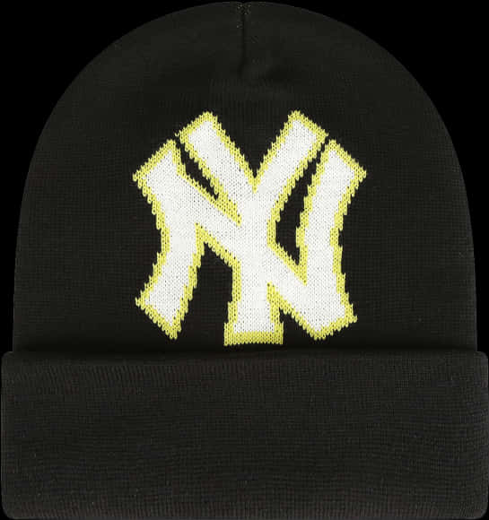 Yankees Logo Embroidered Black Cap PNG image