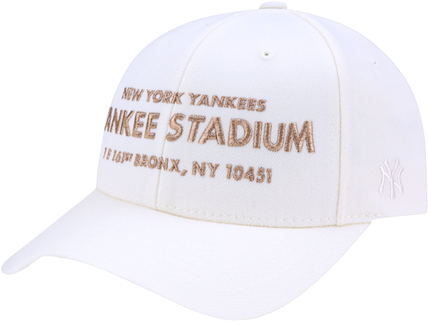 Yankees Stadium Commemorative White Hat PNG image