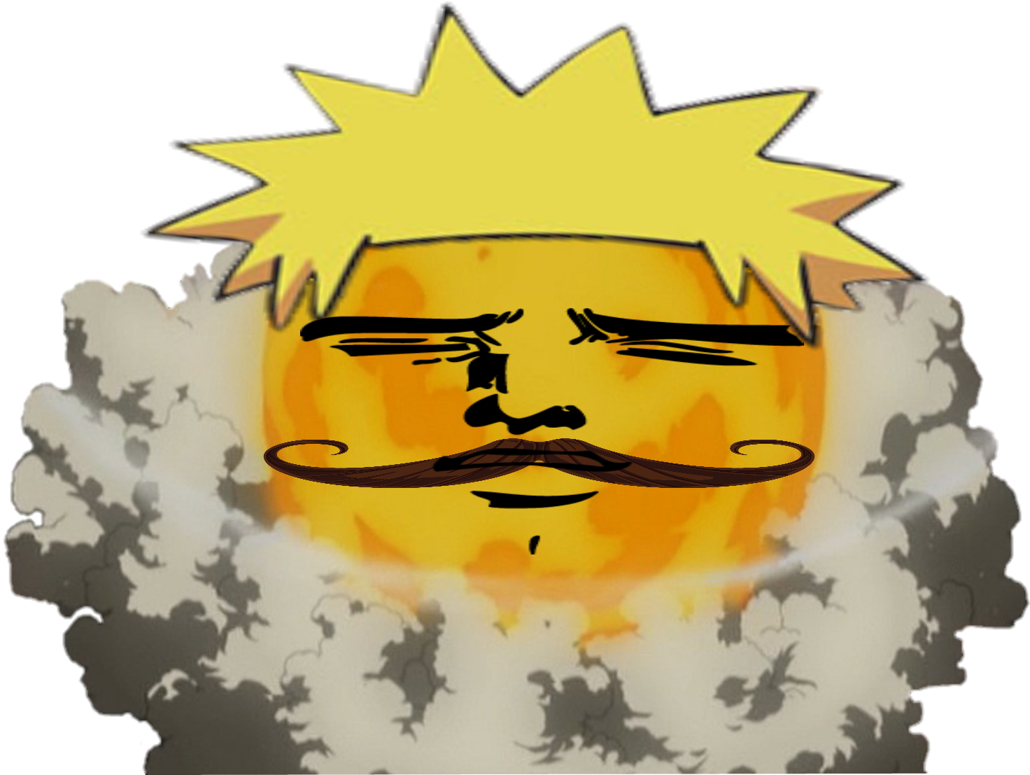 Yaranaika Face Naruto Parody PNG image