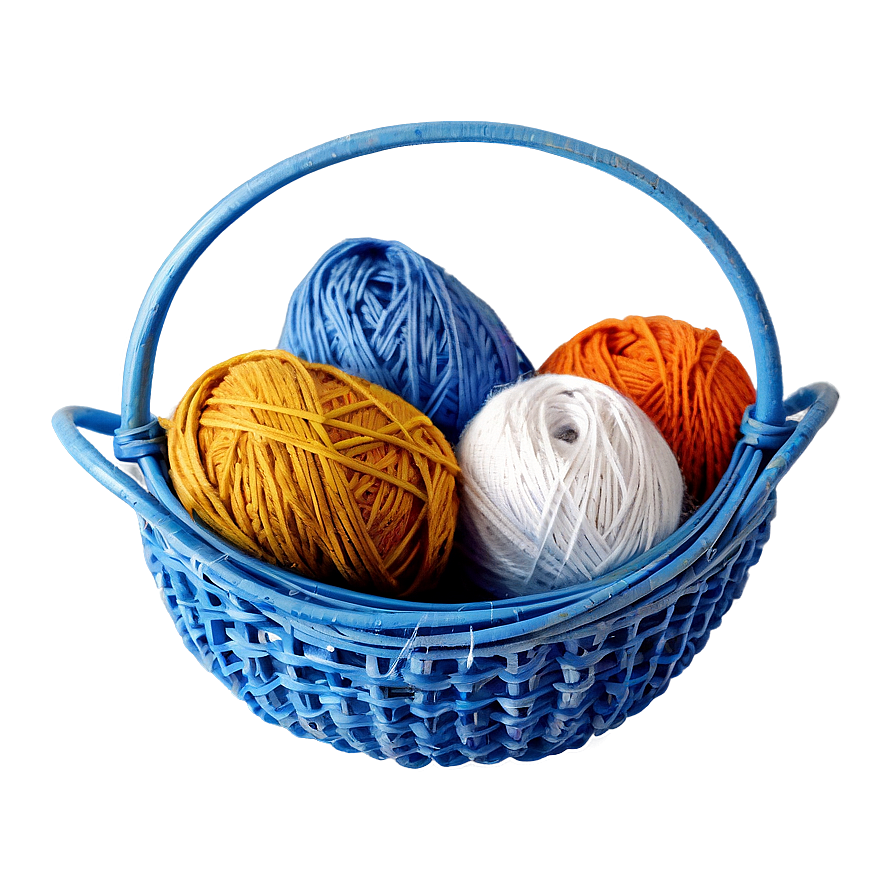 Yarn Ball In Basket Png 13 PNG image