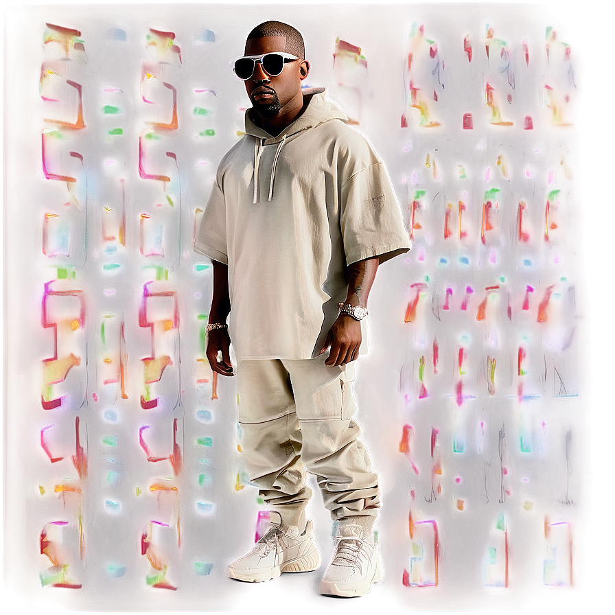 Yeezy Israfil Summer Look Png Ebw PNG image