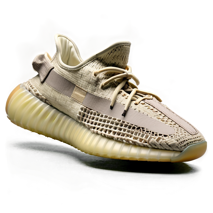 Yeezy Natural Light Shoes Png Thv68 PNG image