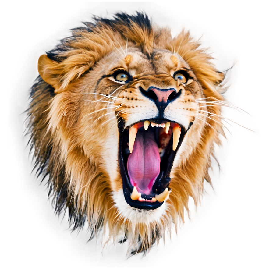 Yelling Lion Roar Png 06282024 PNG image