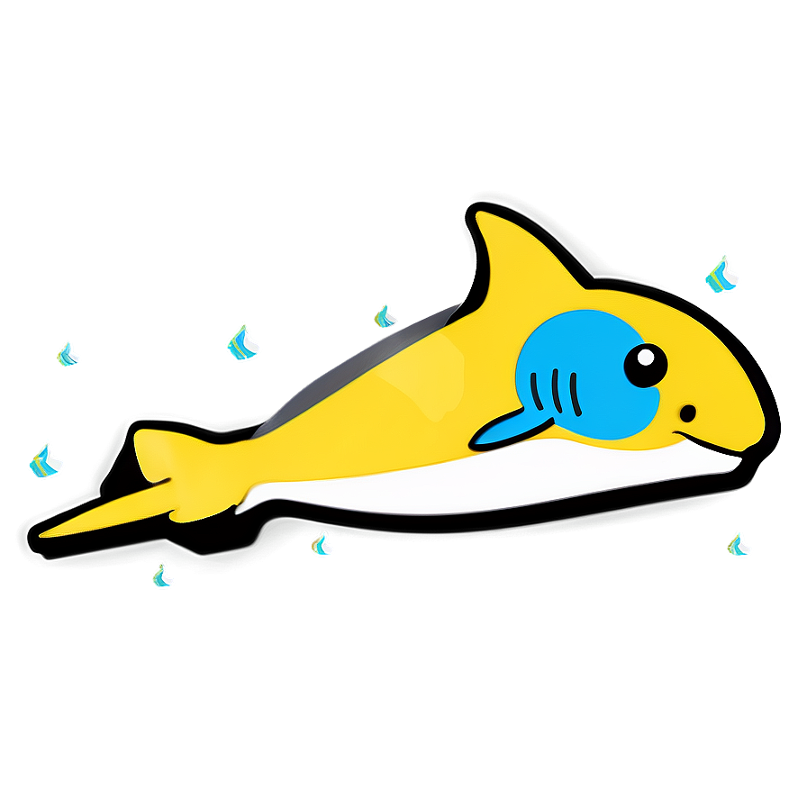 Yellow Baby Shark Mobile Wallpaper Png Nkw PNG image