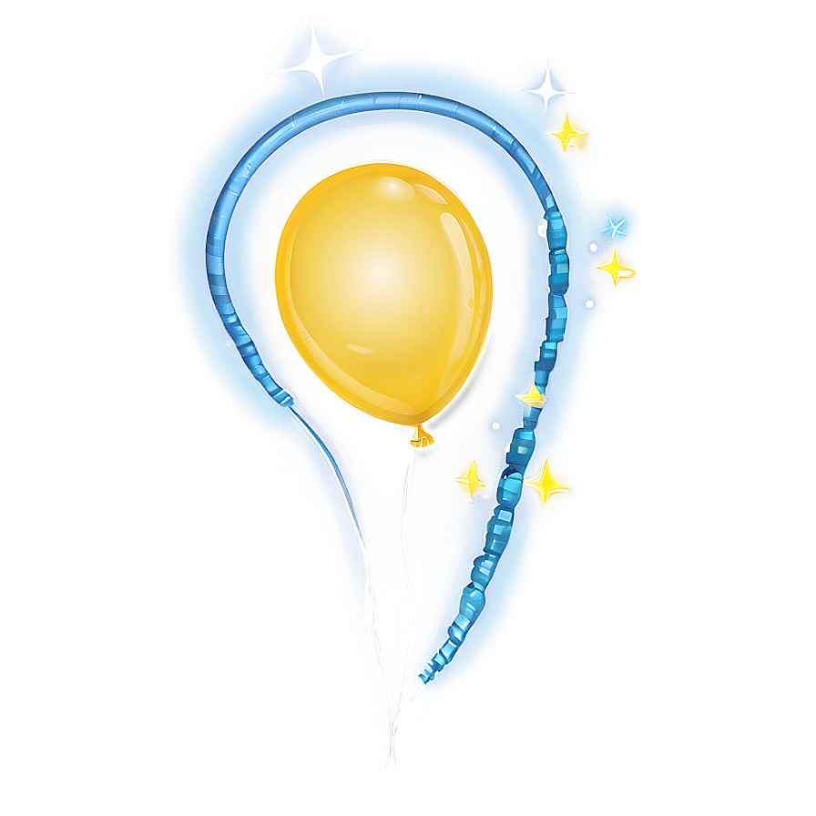 Yellow Balloon Bundle Png 06262024 PNG image