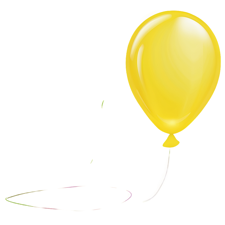 Yellow Balloon Transparent Background Png 71 PNG image