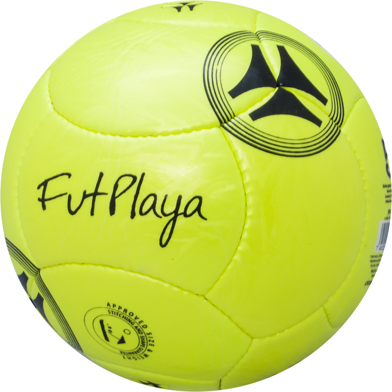 Yellow Beach Soccer Ball PNG image