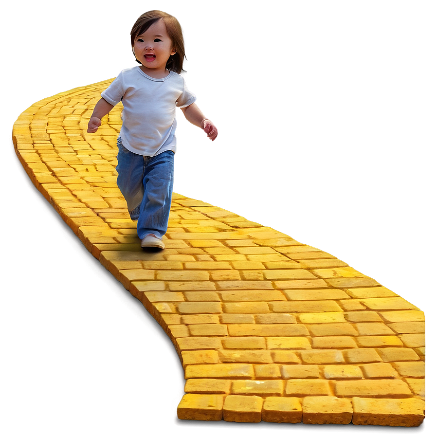 Yellow Brick Road At Twilight Png Vrt PNG image