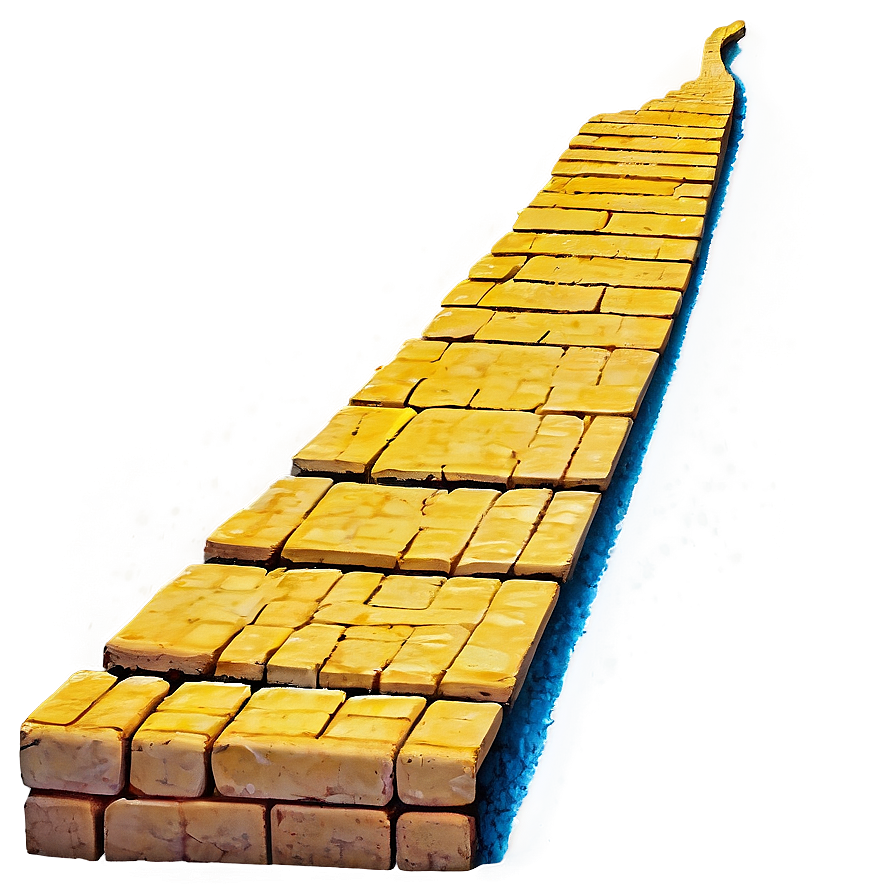 Yellow Brick Road Leading To Mystery Png Sww PNG image