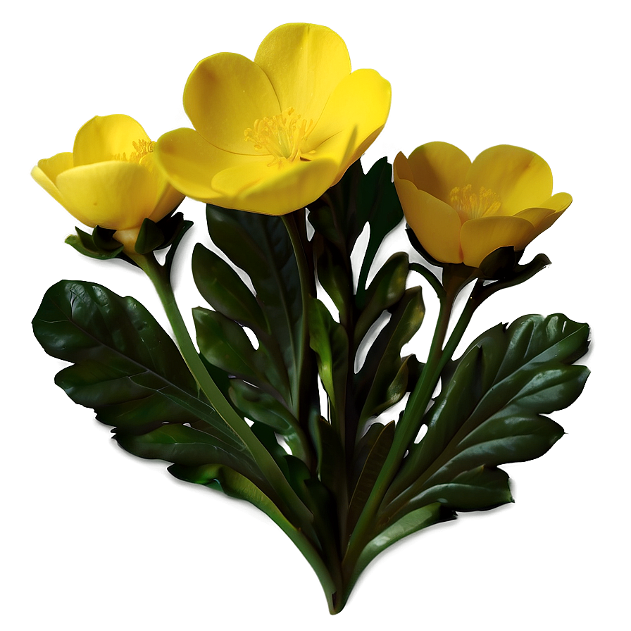 Yellow Buttercup Png 24 PNG image