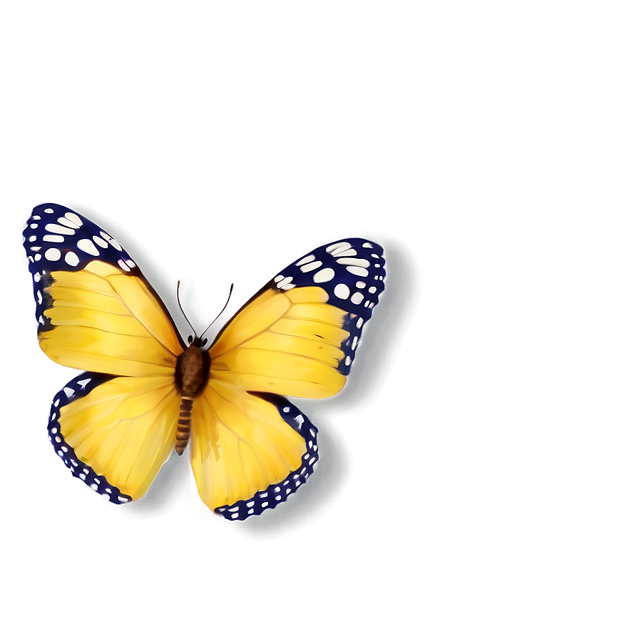 Yellow Butterfly Transparent Clipart Png 65 PNG image