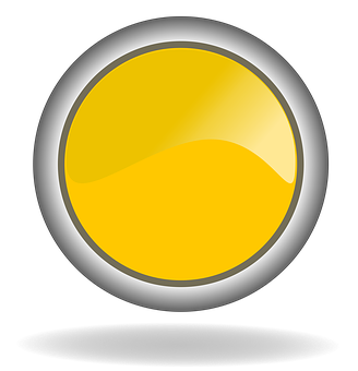 Yellow Button Icon PNG image