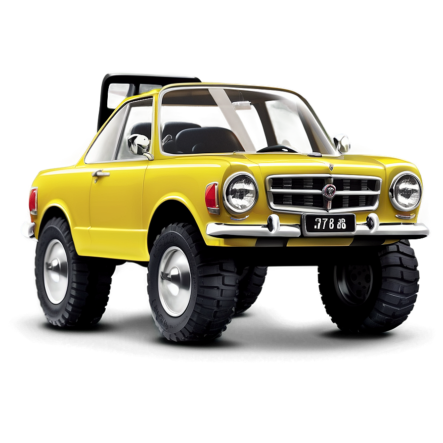 Yellow Car For Kids Png 06292024 PNG image