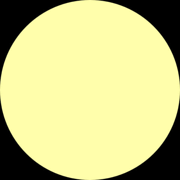 Yellow Circle Black Background PNG image