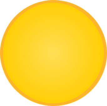 Yellow Circle Graphic PNG image