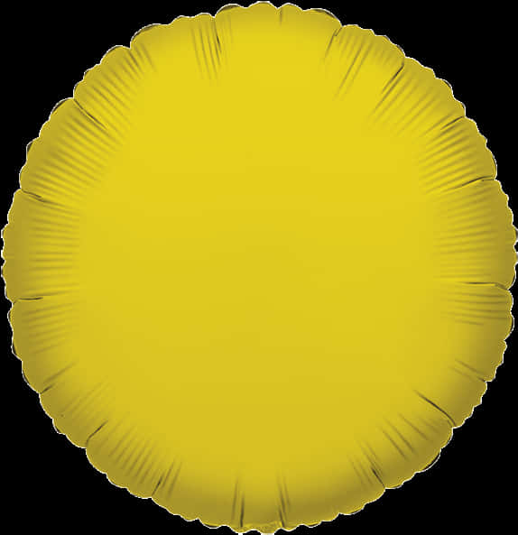 Yellow Circular Balloon Texture PNG image