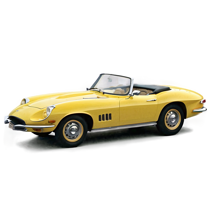 Yellow Convertible Car Png 73 PNG image