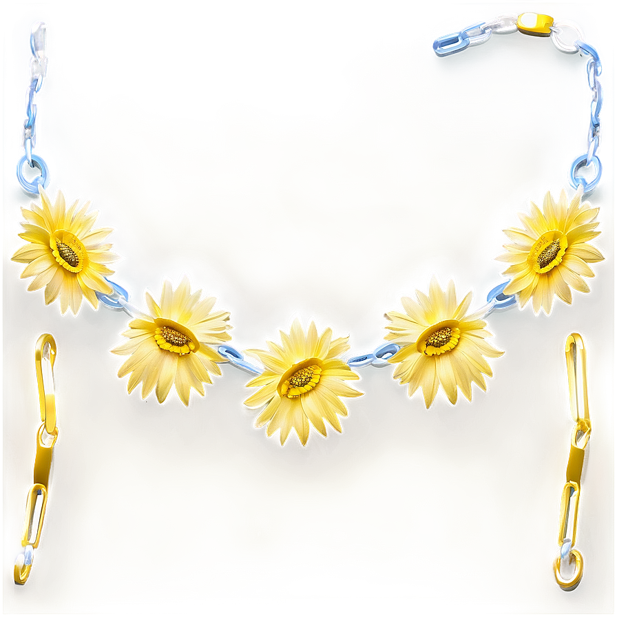 Yellow Daisy Chain Link Png Wei20 PNG image