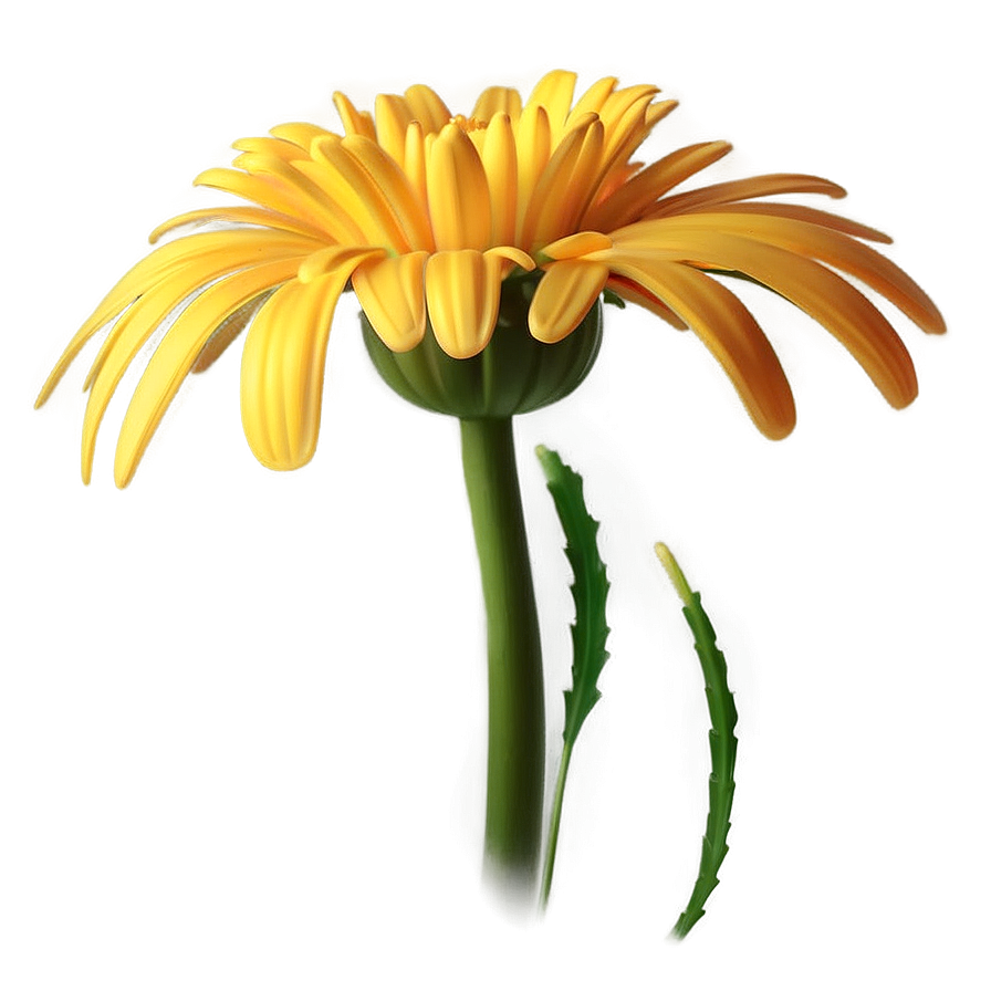 Yellow Daisy Glowing Effect Png 93 PNG image