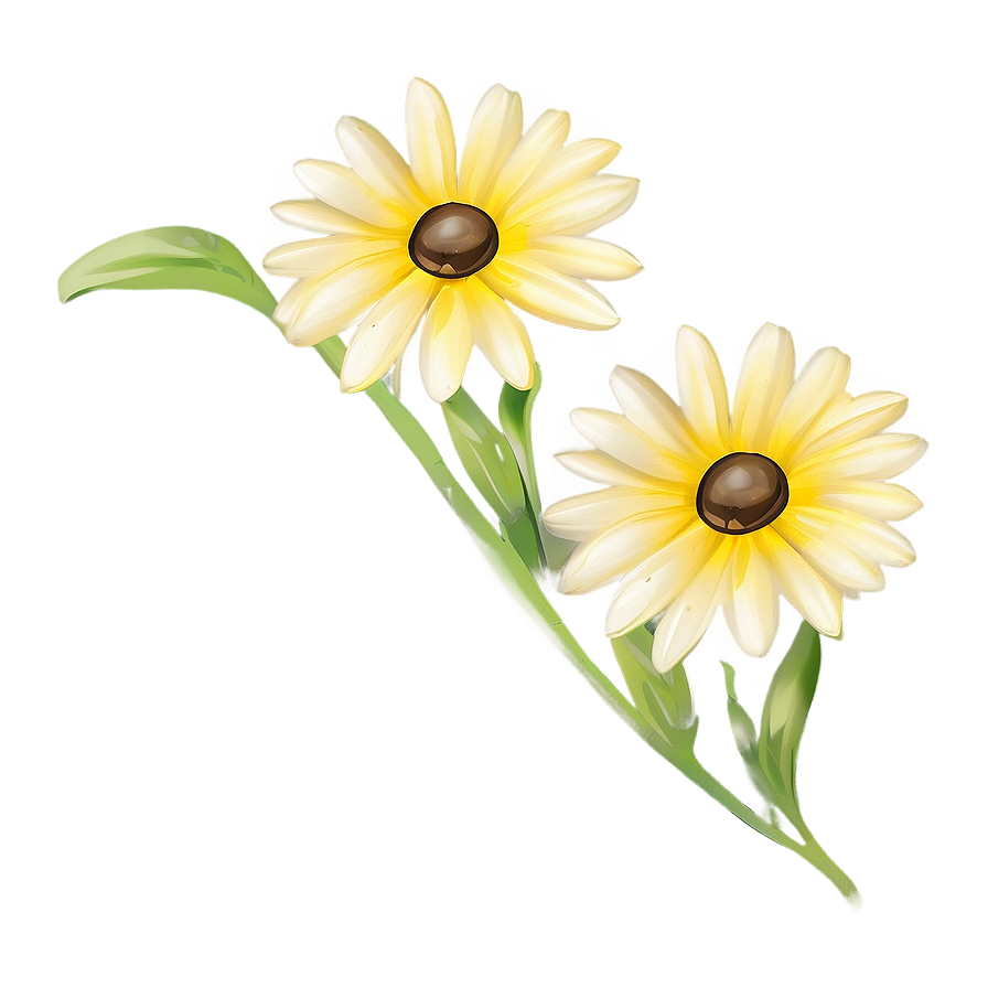 Yellow Daisy Sketch Png 06292024 PNG image