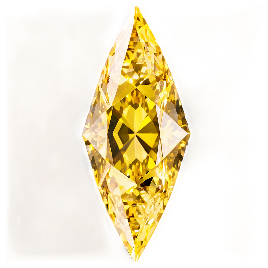 Yellow Diamond Close-up Png 06292024 PNG image