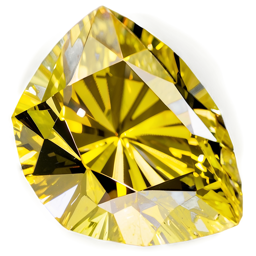 Yellow Diamond Close-up Png 50 PNG image