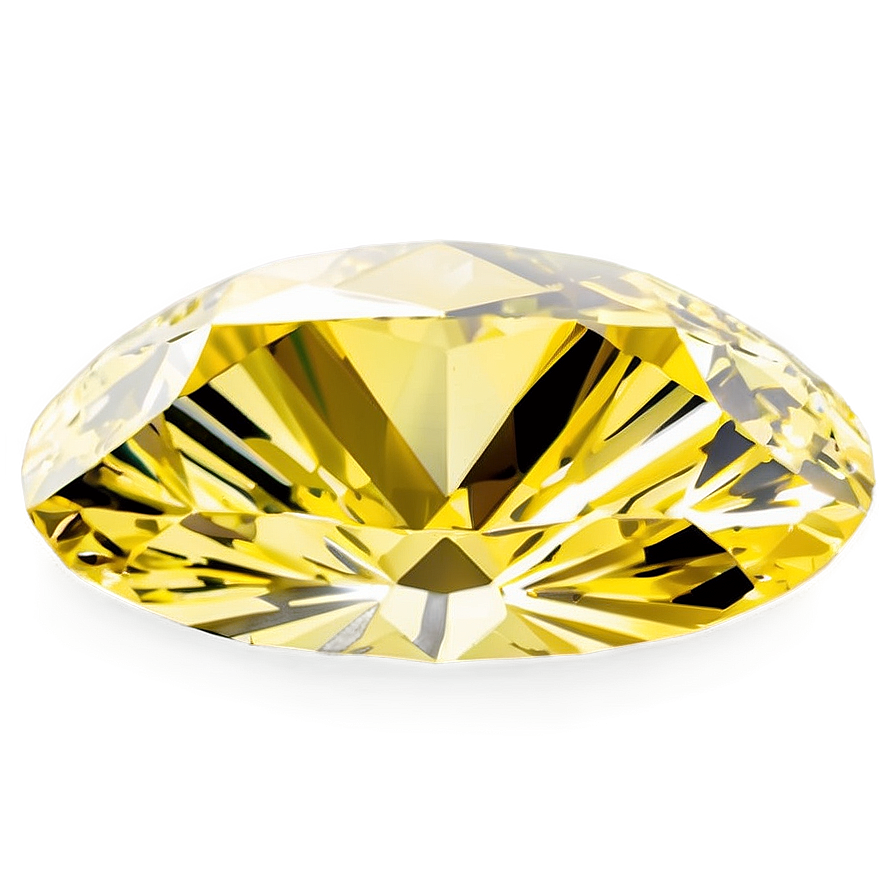 Yellow Diamond Halo Design Png Pmn94 PNG image