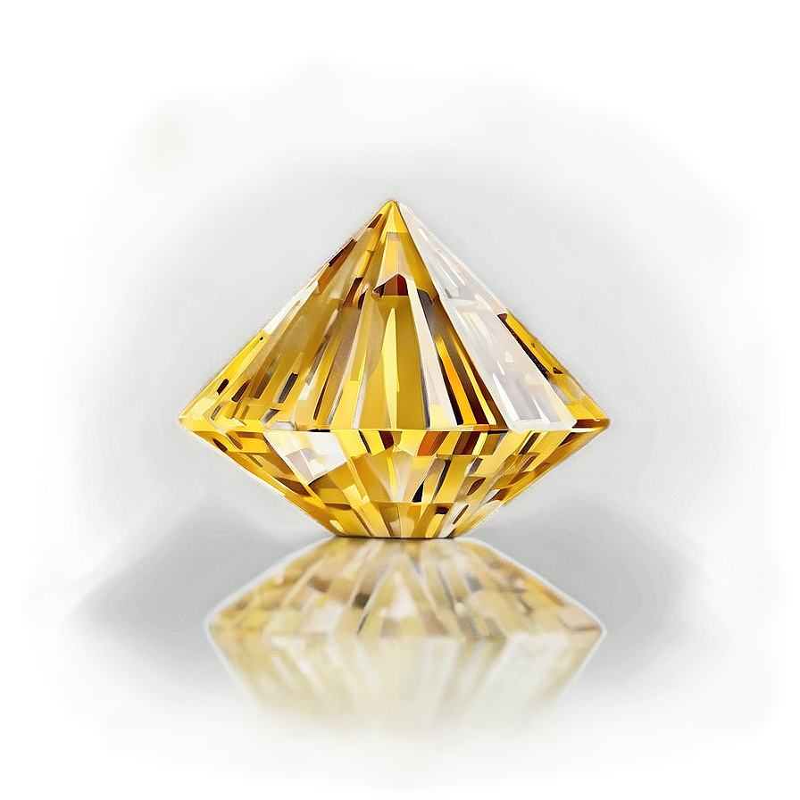 Yellow Diamond In Velvet Box Png Inv81 PNG image