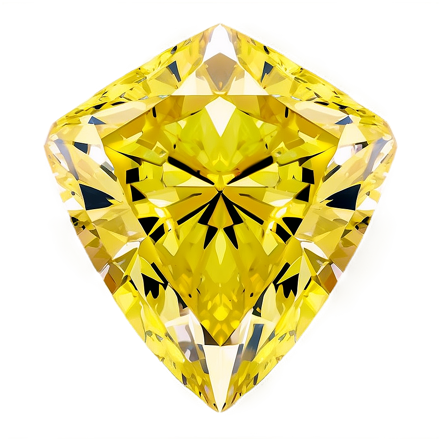 Yellow Diamond On White Background Png 06292024 PNG image