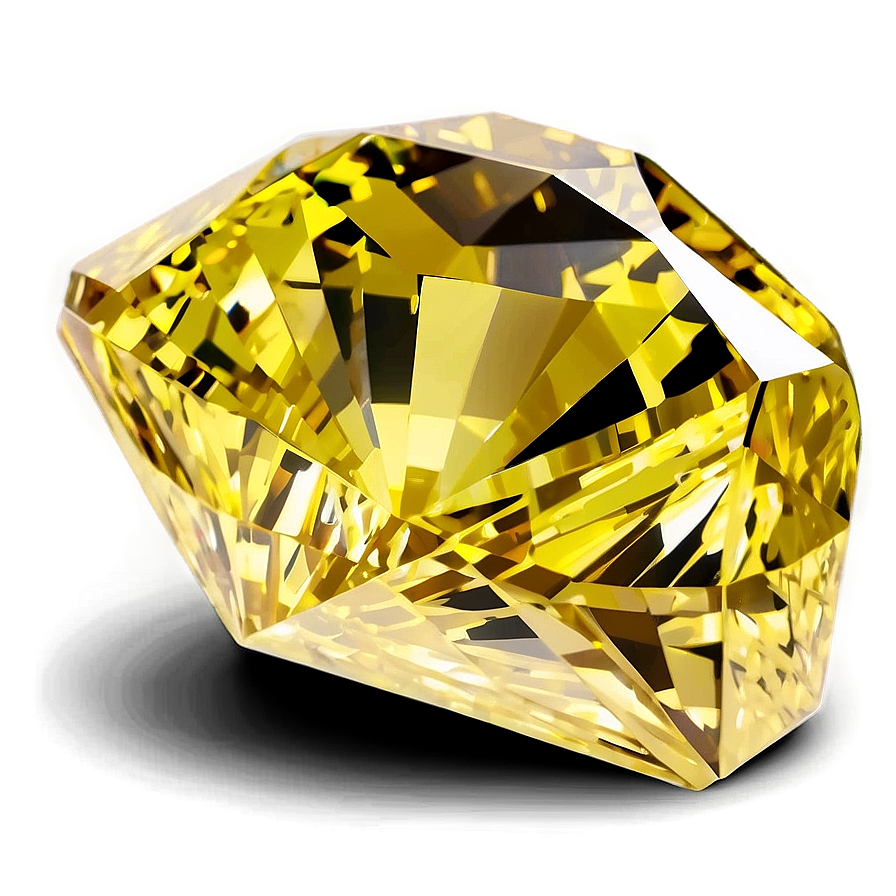 Yellow Diamond On White Background Png Pkl26 PNG image