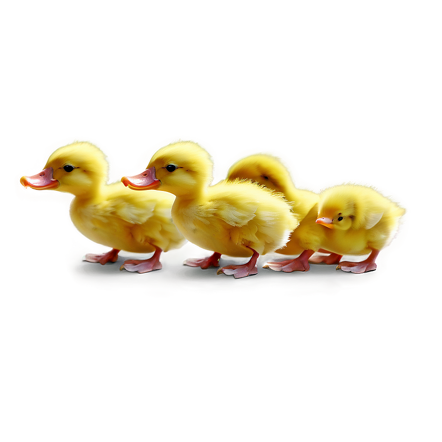 Yellow Duckling Cartoon Png Qgd PNG image