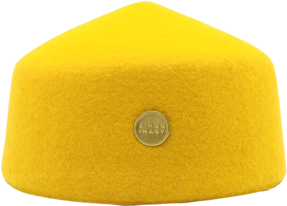 Yellow Fez Hat Simonand Mary PNG image