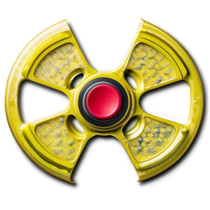 Yellow Fidget Spinner Png Pbh9 PNG image