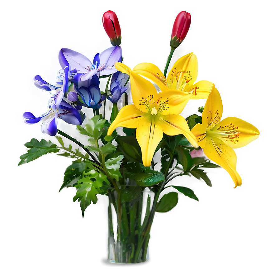 Yellow Flower Arrangement Png Cil1 PNG image