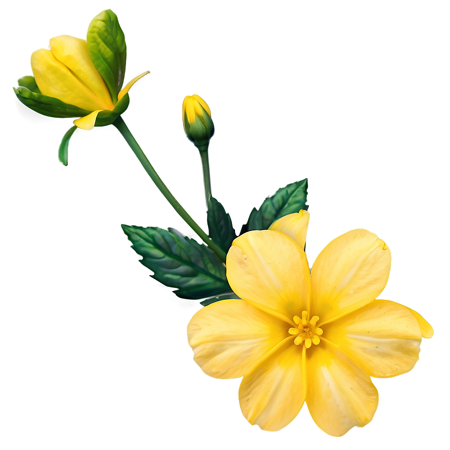 Yellow Flower Closeup Png 67 PNG image