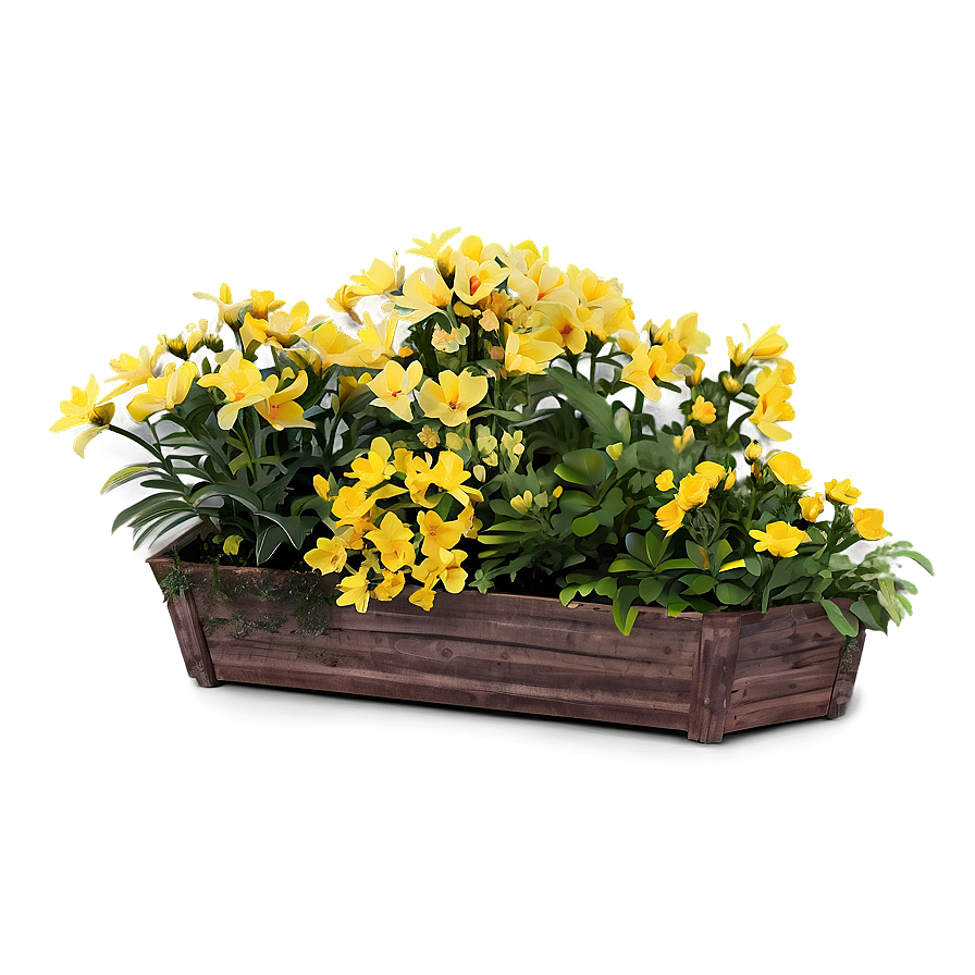 Yellow Flower Garden Png 78 PNG image