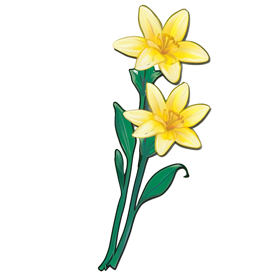 Yellow Flowers Png 06122024 PNG image