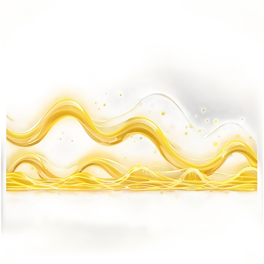 Yellow Light Wave Png 92 PNG image