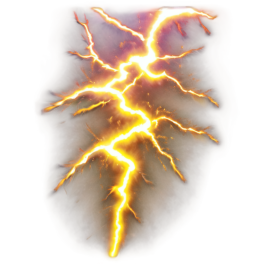 Yellow Lightning Blast Png 71 PNG image