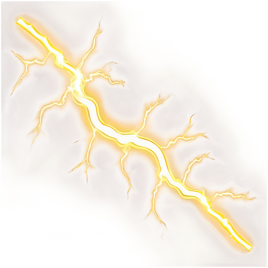 Yellow Lightning Energy Png 06132024 PNG image