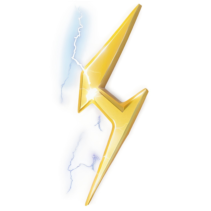 Yellow Lightning Flash Png 06132024 PNG image