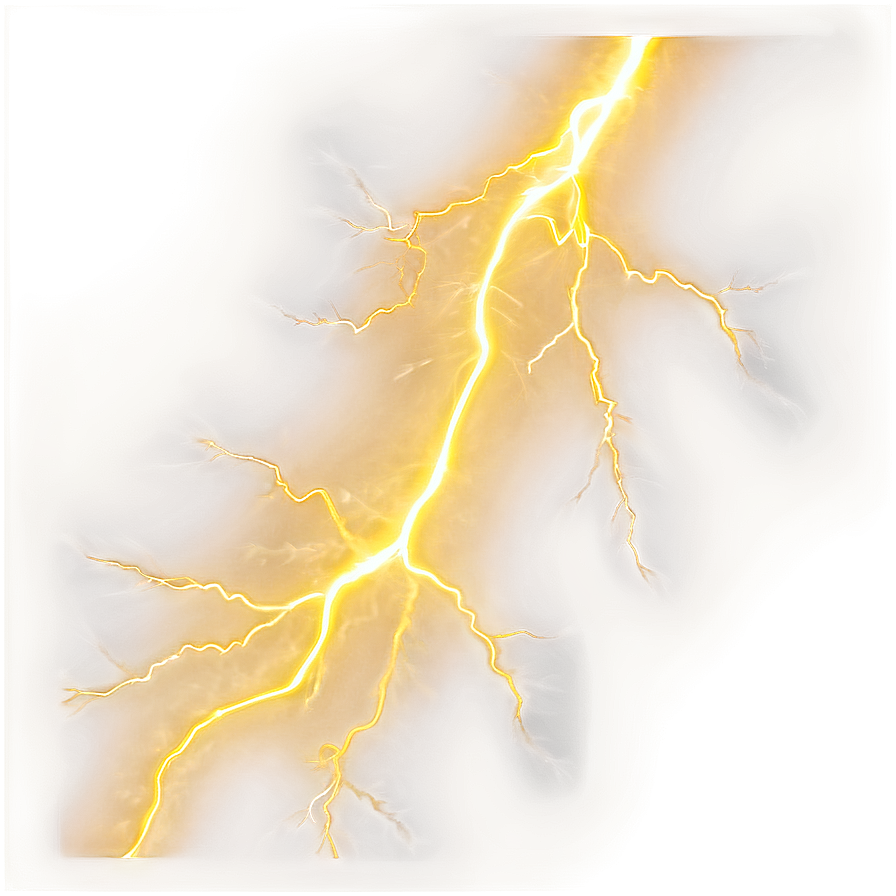 Yellow Lightning Glow Png Fht PNG image