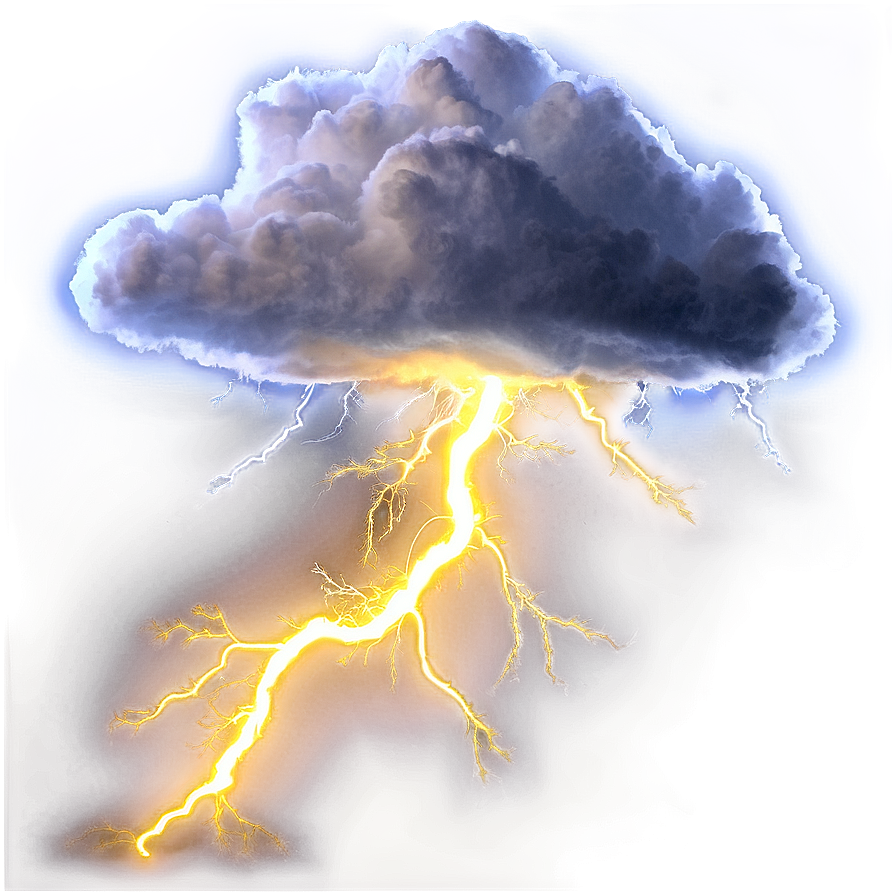 Yellow Lightning Storm Png Xvu59 PNG image