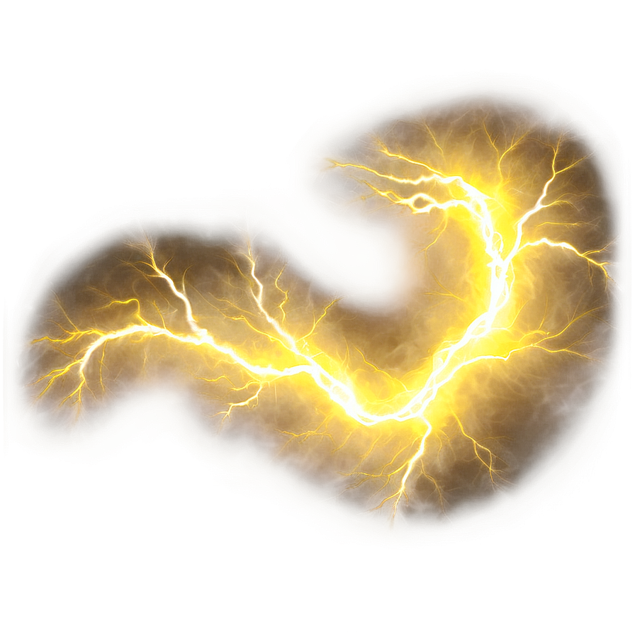 Yellow Lightning Wave Png 06132024 PNG image