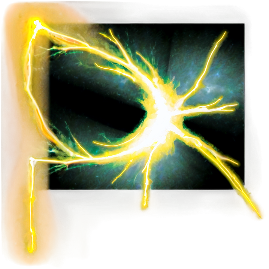 Yellow Lightning Whirl Png Xgf PNG image